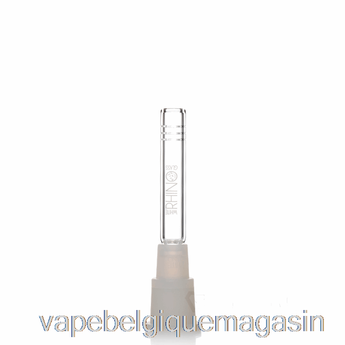 Vape Jetable Rhinocéros Blanc Hybride Tige Descendante 4 Pouces